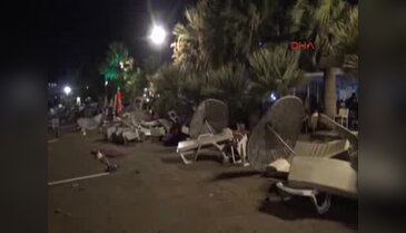 Bodrum'da deprem sonrası deniz suyu yükseldi