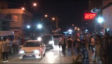 Kavga eden 2 gruba polis müdahalesi!