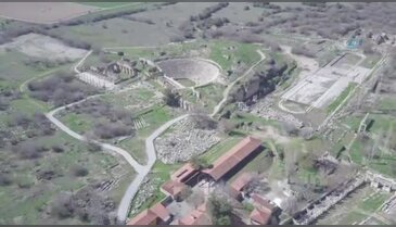 Afrodisias'ın havadan görüntüleri etkiledi
