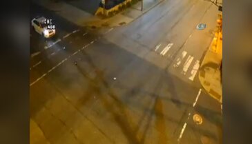Metrelerce sürüklendi, hiçbir şey olmamış gibi kalktı