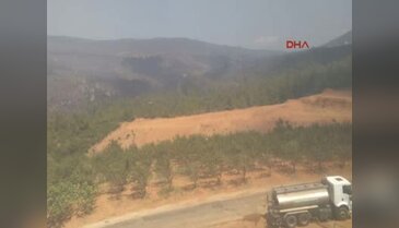 İzmir'deki orman yangını 4 gündür devam ediyor