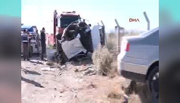 Kahramanmaraş'ta katliam gibi kaza: 4 ölü, 3 yaralı