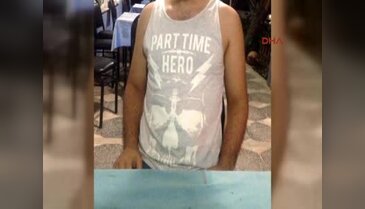 'Part time hero' tişörtüne gözaltı