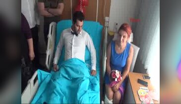 Bursa'da kazada yaralanan çiftin nikahı hastanede kıyıldı