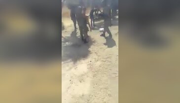 Sınırda kaçak Suriyelilere dayak!