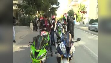 Motosiklet tutkunları Bursa Karacabey'de buluştu