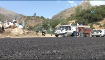 Asfalt eriten sıcağa çamurlu çözüm