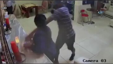 Restoranı böyle soydular