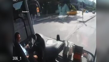 Yolcu otobüsü yaşlı adamı ezdi!