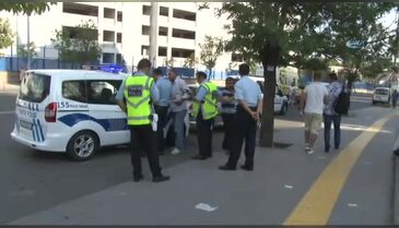 Savcının arabasına çarpıp, ortalığı birbirine kattı