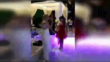 Aleyna Tilki amcasının düğününde şarkı söyledi