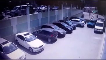 Pompalı tüfekli hastane baskını kameralara yansıdı