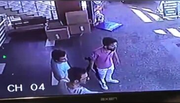 Alacak verecek kavgası kamerada