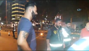 Ünlü isim polis kontrolüne takıldı