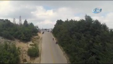 Bursa Uludağ'da kadın temizlik timi işbaşında!