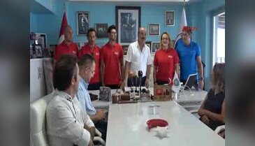 Bursa Mudanya Belediyesi sponsorluğunda Manş denizini yüzerek geçecekler