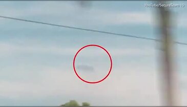 UFO paniği! Videoya çektiler...
