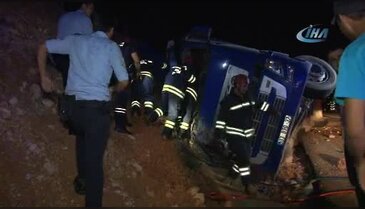 Emniyet kemeri takmayan TIR sürücüsü 2 saatte kurtarıldı