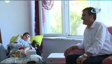 Bursa Osmangazi'de Küçük Muhammet'e özel hediye