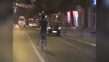 Motosikletli trafik magandası korku anlar yaşattı!