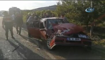 Bursa'da otomobil park halindeki cipe çarptı: 1 ölü, 7 yaralı