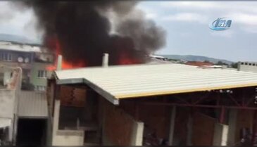 Bursa'da çatı katında korkutan yangın