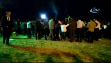 Düğünde şoke eden görüntü!