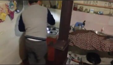 Evde fare operasyonu: Görüntüleri binlerce kişi izledi