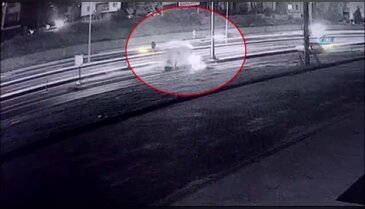 Otomobilin takla attığı kaza kamerada