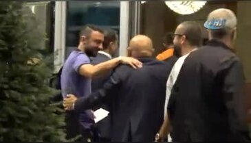 Galatasaray kafilesi Bursa'da