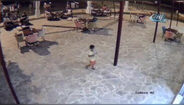 Vahşetin kurbanı 5 yaşındaki çocuğun son görüntüleri yürek burktu