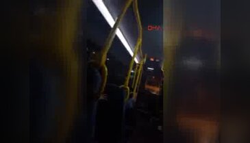 İstanbul'daki minibüste k&acirc;bus dakikaları!