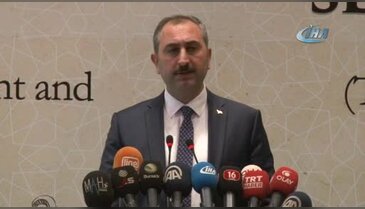 Adalet Bakanı Abdulhamit Gül Bursa'da sempozyuma katıldı