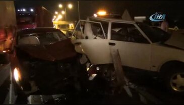 Bursa'da alkollü sürücü zincirleme kazaya neden oldu: 1 yaralı