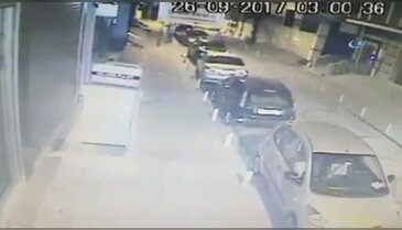İstanbul'da plaka hırsızları kamerada