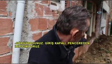 Heyelan geldi, böyle oldu