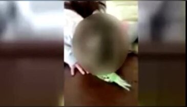 "Öldürdün kuşu" diyerek kızını böyle ağlattı