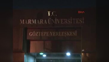 Marmara Üniversitesi'nde hareketli anlar!