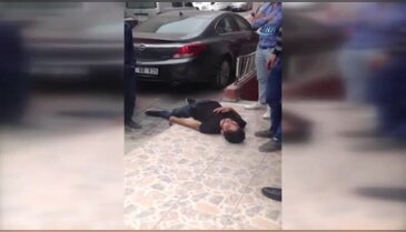 Bonzai krizine giren gencin içler acısı hali kamerada