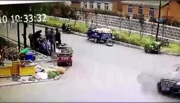 Kamyon dehşet saçtı