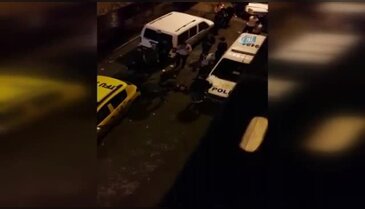 Kasaptan et çalmaya çalışan hırsızları polis vurarak yakaladı