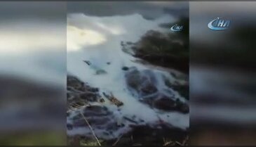 Susurluk Çayına bırakılan madde Bursa ve Balıkesir'de vatandaşları isyan ettirdi!