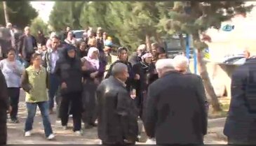 Helin'in mezarı başında gözyaşlarına boğuldular