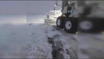 Ardahan'da kar yağışı etkili oldu
