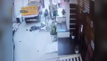 İneklerin kavgasında motosikletli şahıs yaralandı