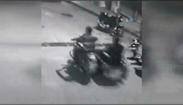 Motosiklet hırsızları kamerada