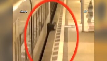 Metroda dehşet anları!
