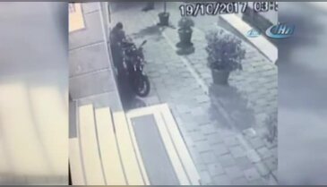 Hırsızlara zincir de dayanmadı