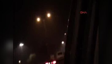 Otoyolda ters şeritten ilerleyen tır, trafikte dehşet saçtı