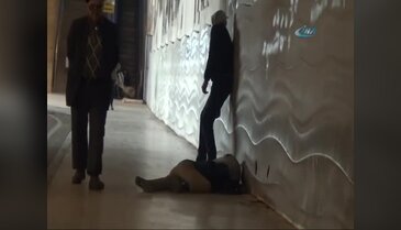 Taksim'de 'bonzai' dramı